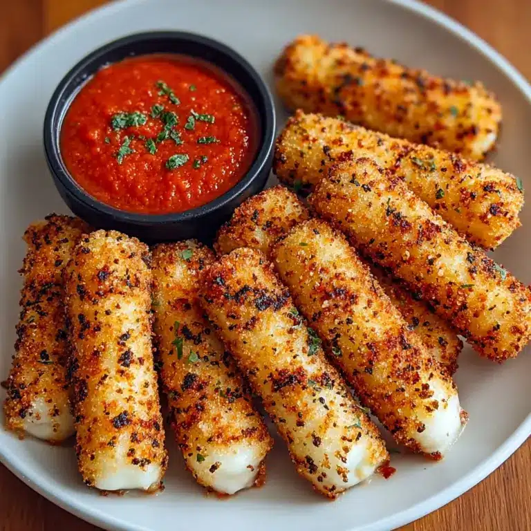 Crispy Air Fryer Mozzarella Sticks Recipe