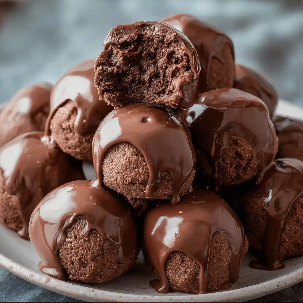 No-Bake Cottage Cheese Brownie Batter Protein Bites Recipe - Recipe Image