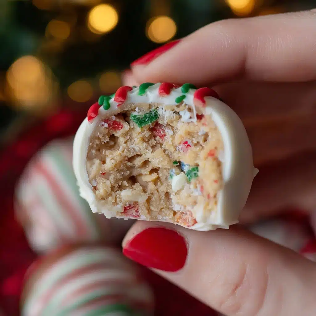 Christmas Tree Cake Truffles with Little Debbies cakes Recipe - Recipe Image