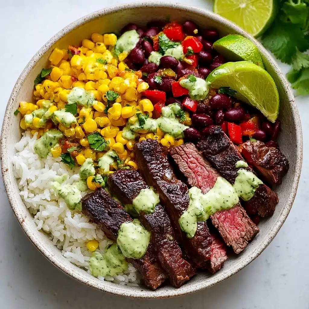 Cilantro Lime Steak Bowls Recipe - Recipe Image