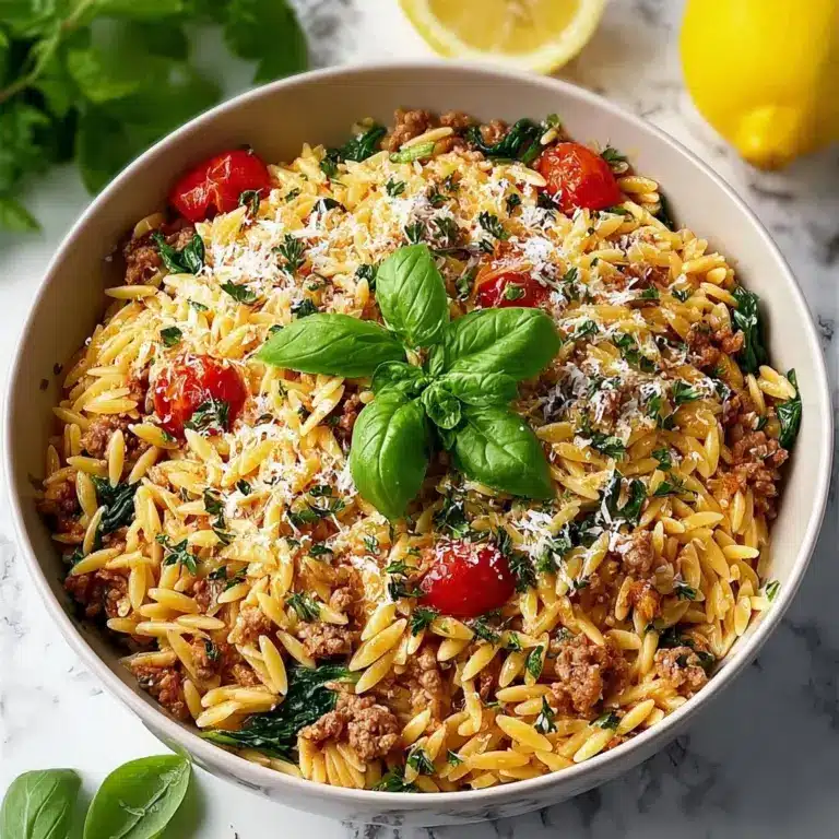 Ground Turkey Orzo: A Delicious and Healthy Recipe