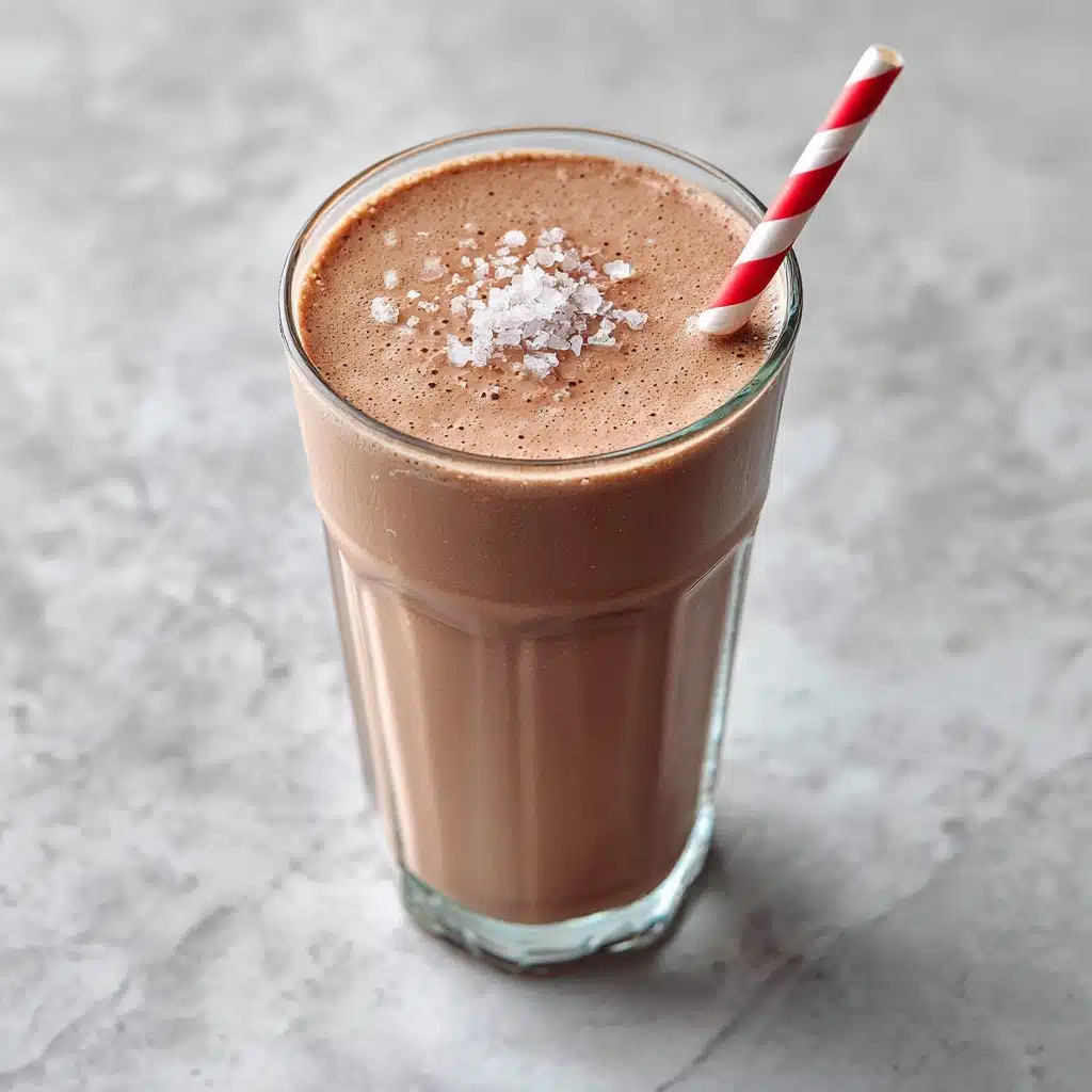 Salted Peanut Butter Cup Smoothie Recipe - Recipe Image