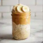 Overnight Oats with Peanut Butter and BananaIngredients Recipe