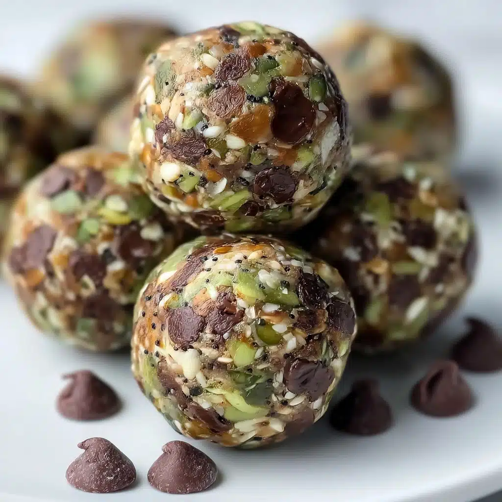 Mint Chocolate Chip Protein Balls Recipe - Recipe Image