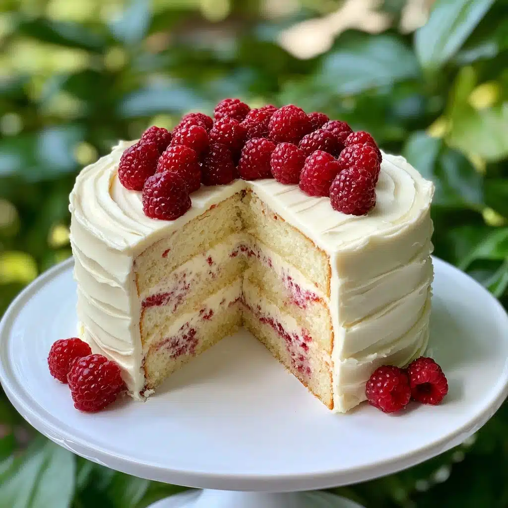 Almond Raspberry Swirl Cake Recipe - Recipe Image