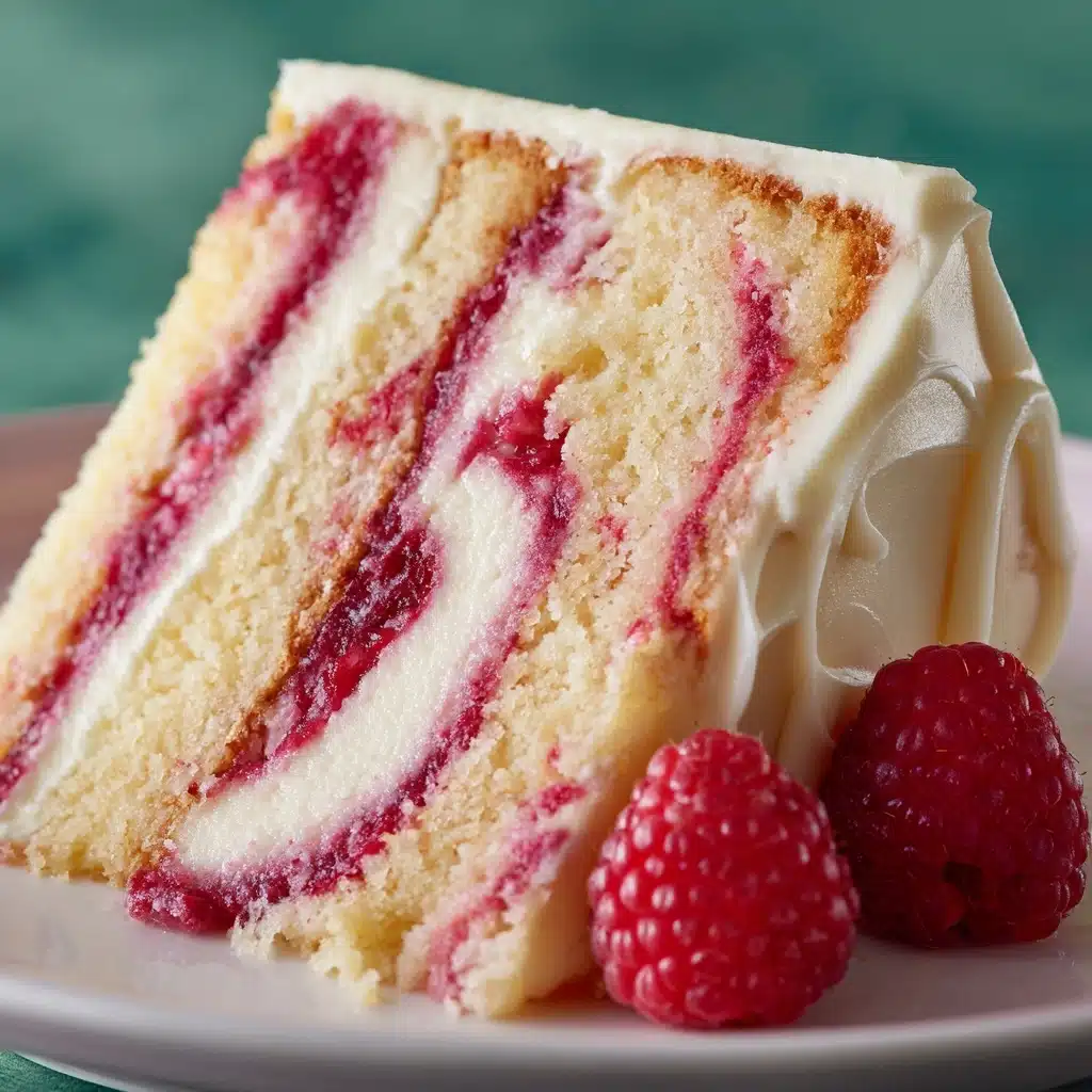 Almond Raspberry Swirl Cake Recipe - Recipe Image