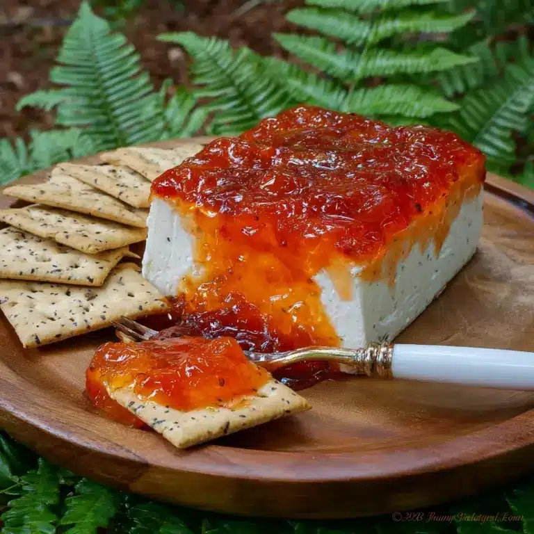 Cream Cheese & Red Pepper Jelly Appetizer Recipe