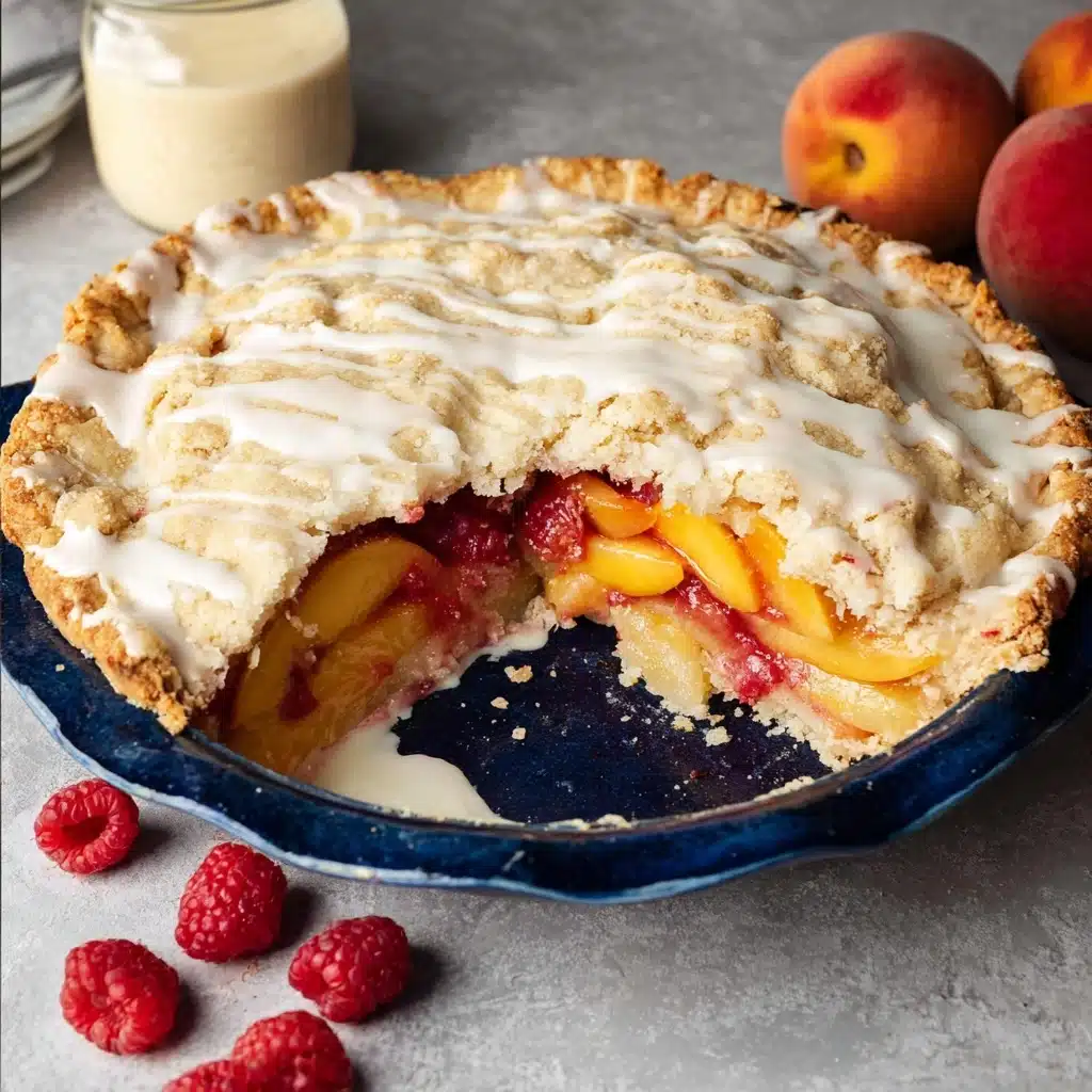 Raspberry Peach Pie Recipe - Recipe Image