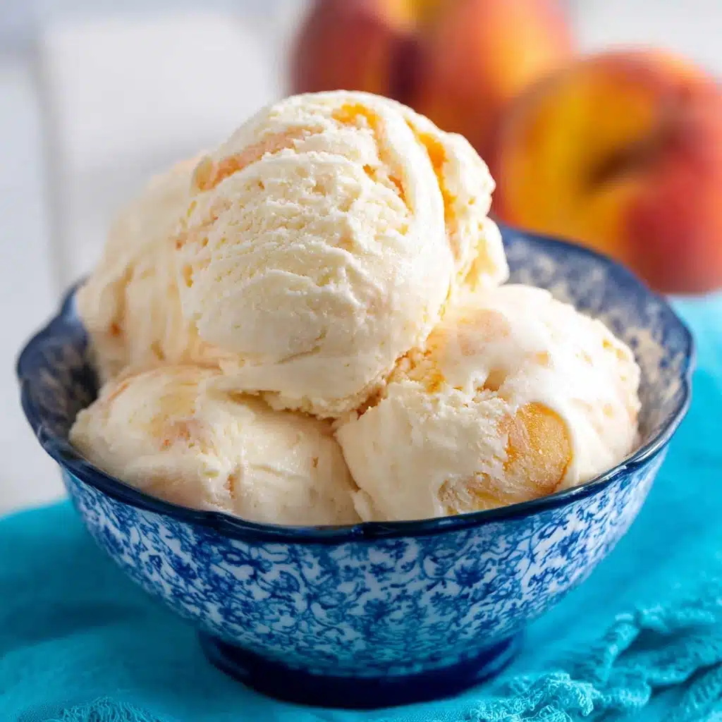Old Fashioned Peach Ice Cream Recipe