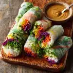 Fresh Spring Rolls with Peanut Sauce Recipe