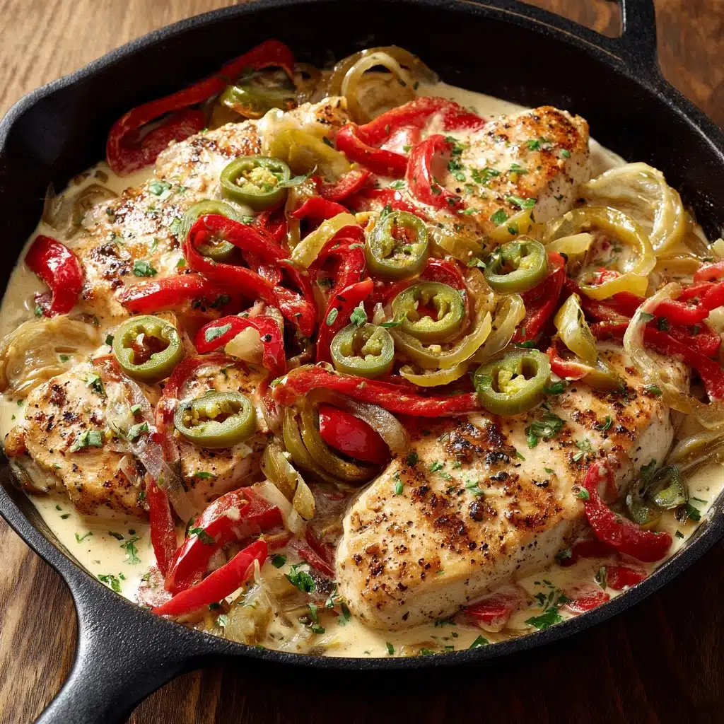 Creamy Pepperoncini Chicken Recipe - Recipe Image