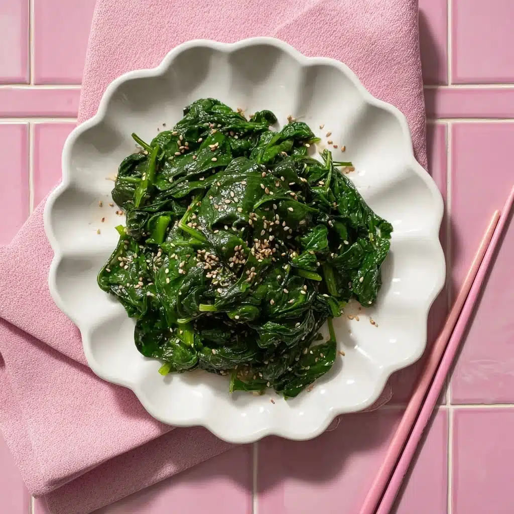 Korean Spinach Side Dish (Sigeumchi Namul) Recipe