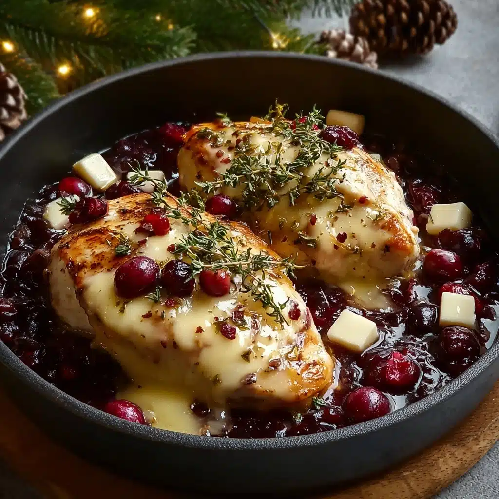 Impressive Cranberry Brie Stuffed Chicken Recipe