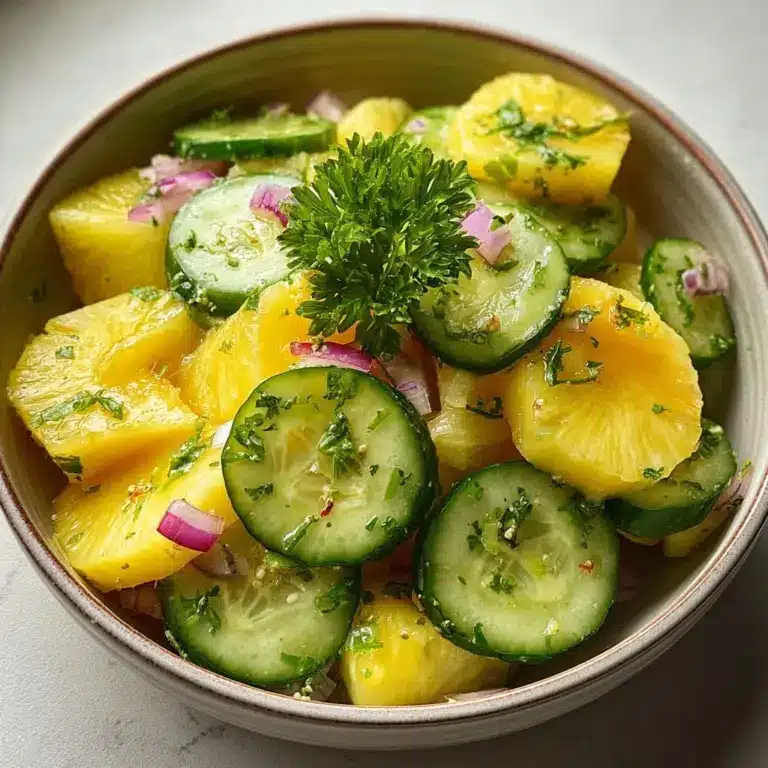 Pineapple Cucumber Salad Recipe