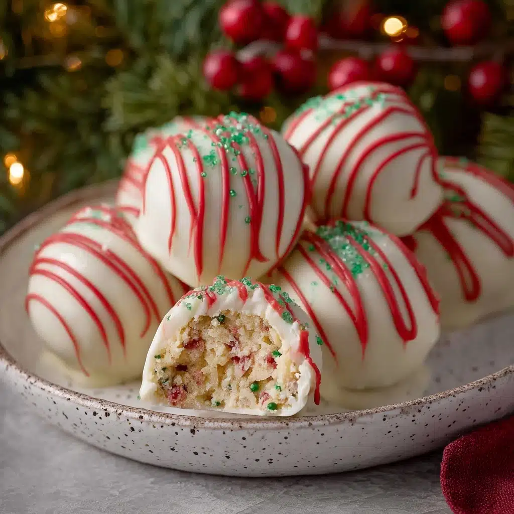 Christmas Tree Cake Truffles with Little Debbies cakes Recipe - Recipe Image