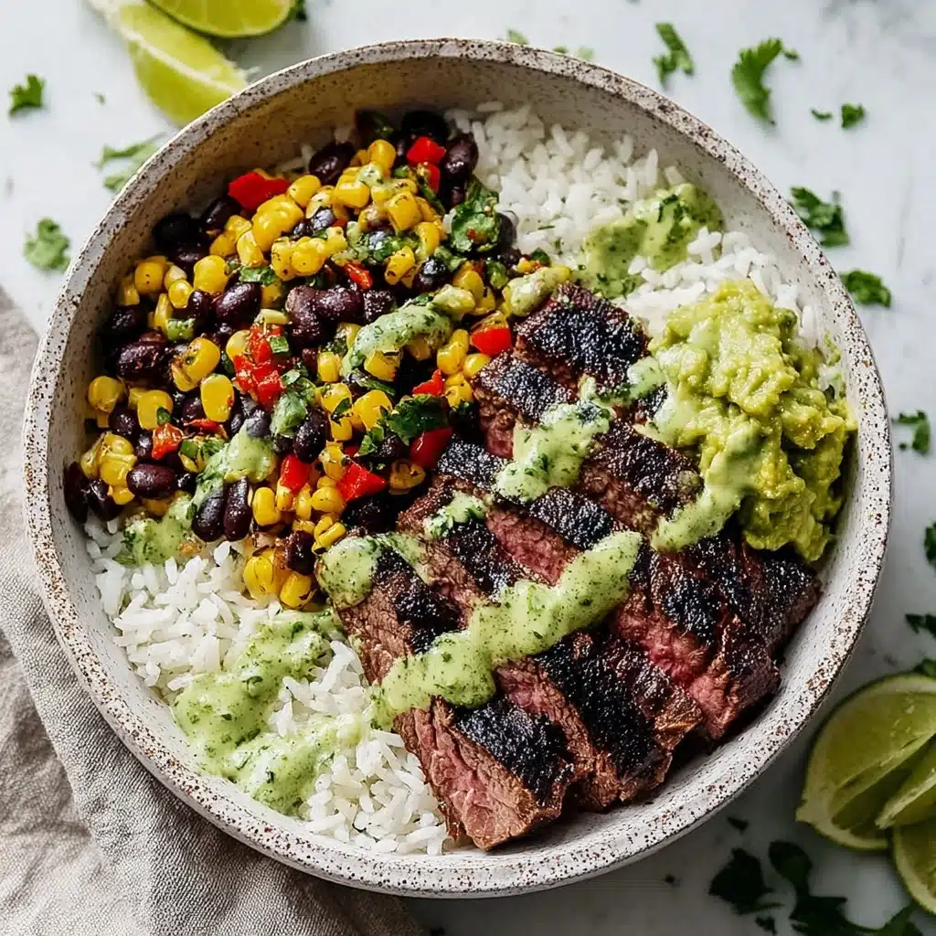 Cilantro Lime Steak Bowls Recipe