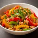 Ground Turkey and Peppers Recipe