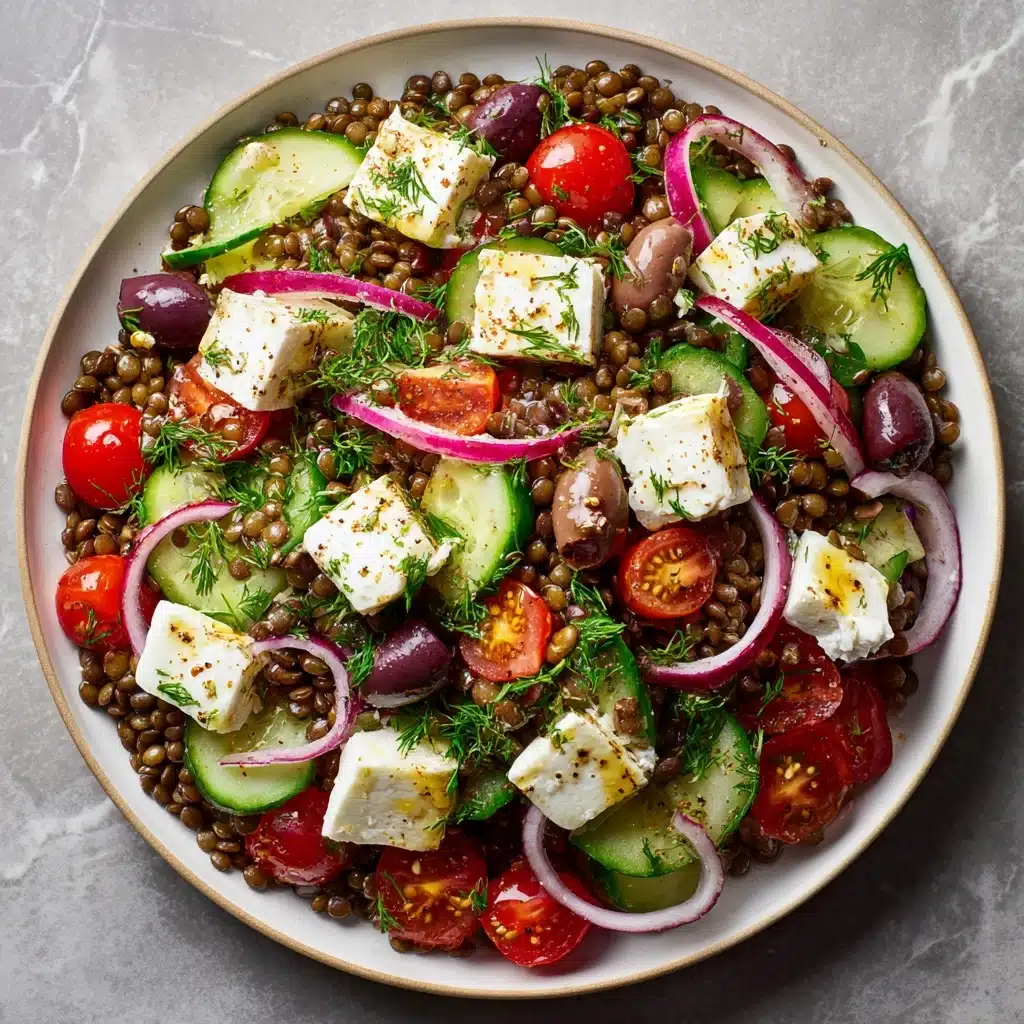 Healthy Benefits of Mediterranean Lentil Salad Recipe - Recipe Image