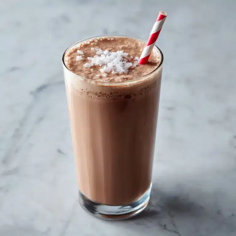 Salted Peanut Butter Cup Smoothie Recipe