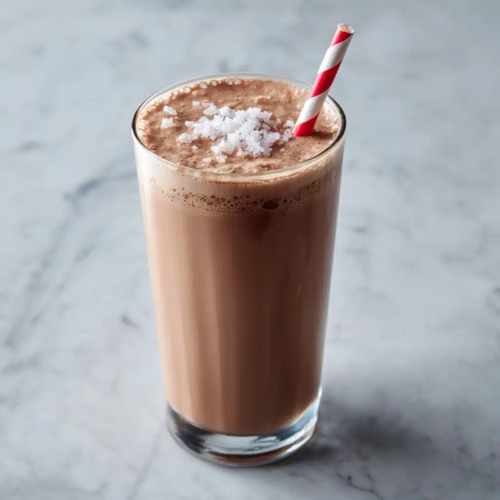 Salted Peanut Butter Cup Smoothie Recipe - Recipe Image