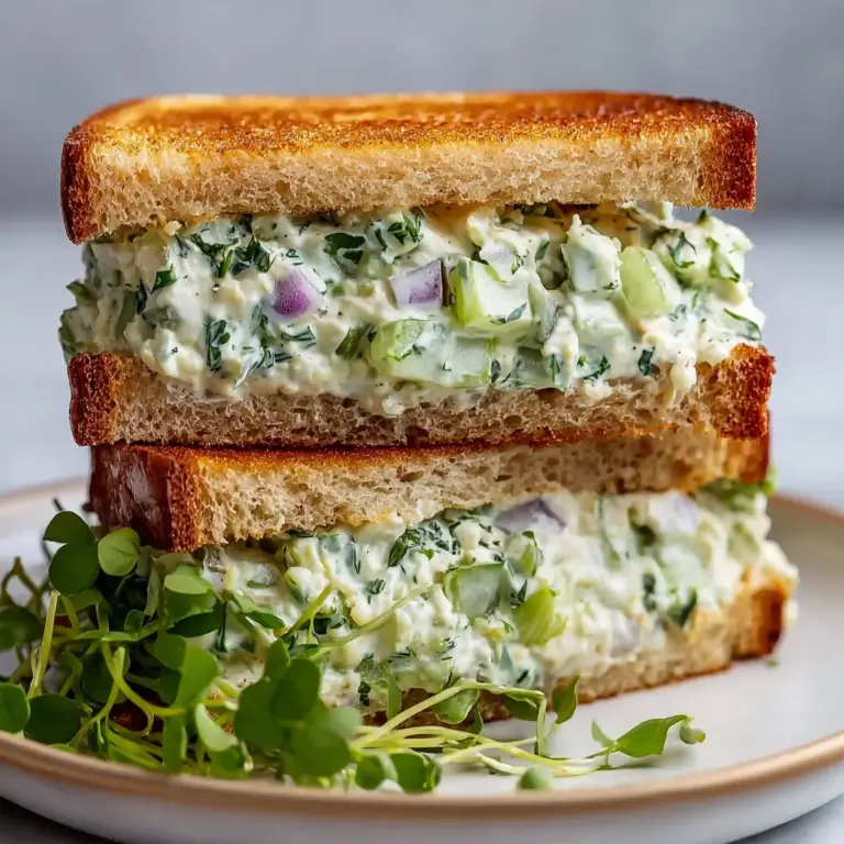 Easy Cucumber Salad Sandwiches Recipe