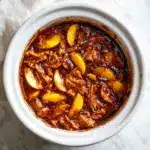 Crockpot BBQ Peach Chicken Recipe