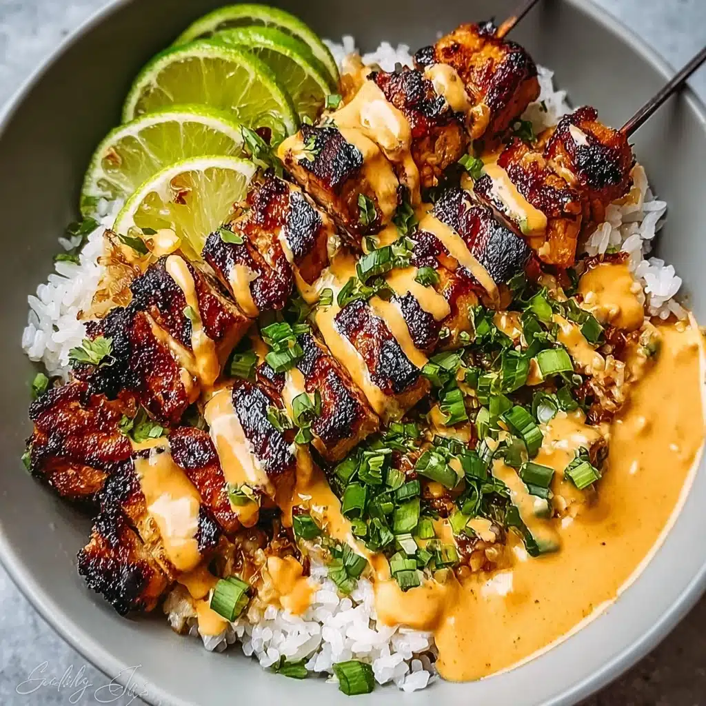 Sweet Chili Chicken Bowl with Coconut Lime Drizzle Recipe - Recipe Image