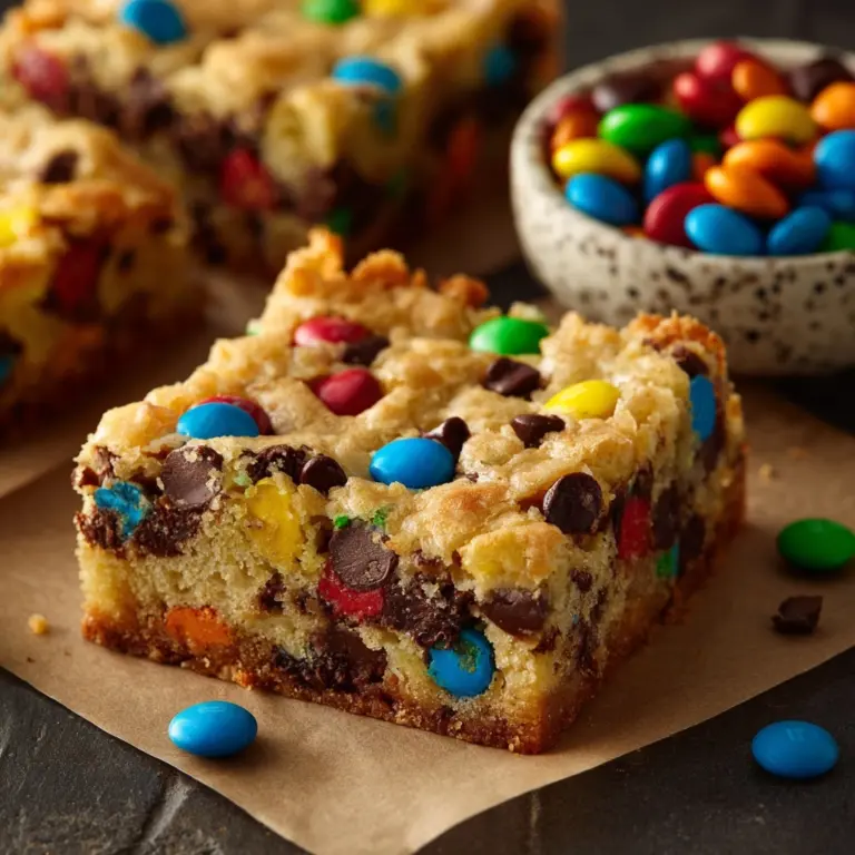 Monster Cookie Fudgy Brownies Recipe