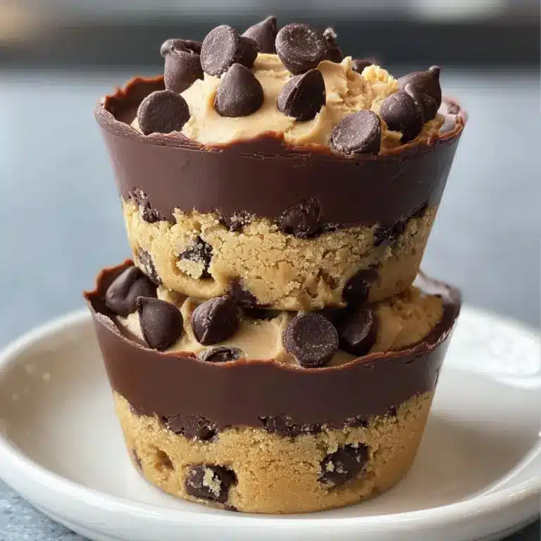 Chocolate Chip Cookie Dough Cups Recipe