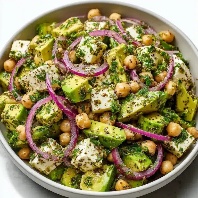 Chickpea Feta Avocado Salad Recipe