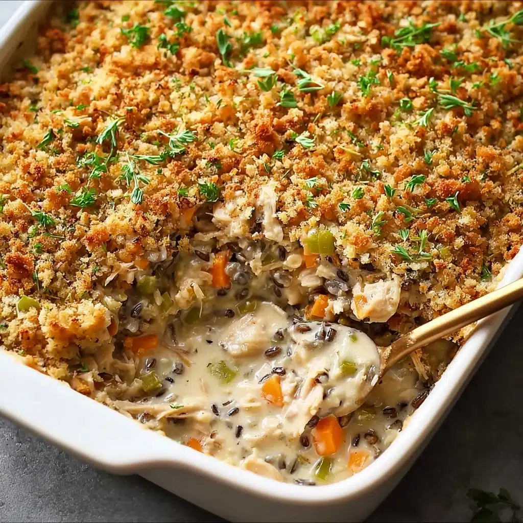 Chicken Wild Rice Casserole Recipe - Recipe Image