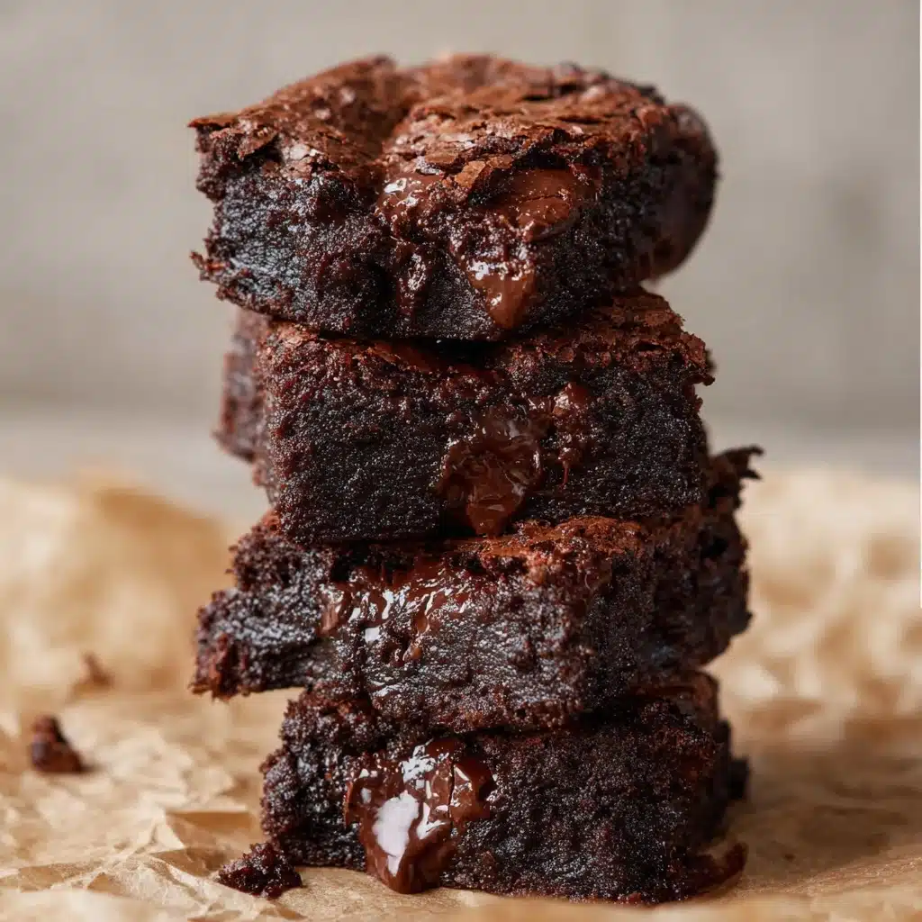 Easy small batch brownies recipe - Recipe Image