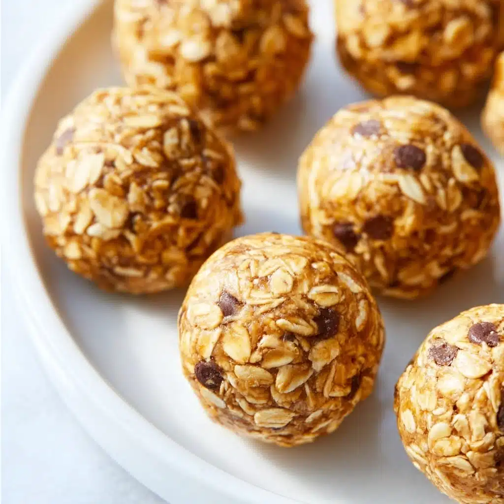 Oatmeal Peanut Butter Energy Bites Recipe - Recipe Image