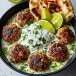 Juicy Greek Chicken Meatballs with Tzatziki Recipe