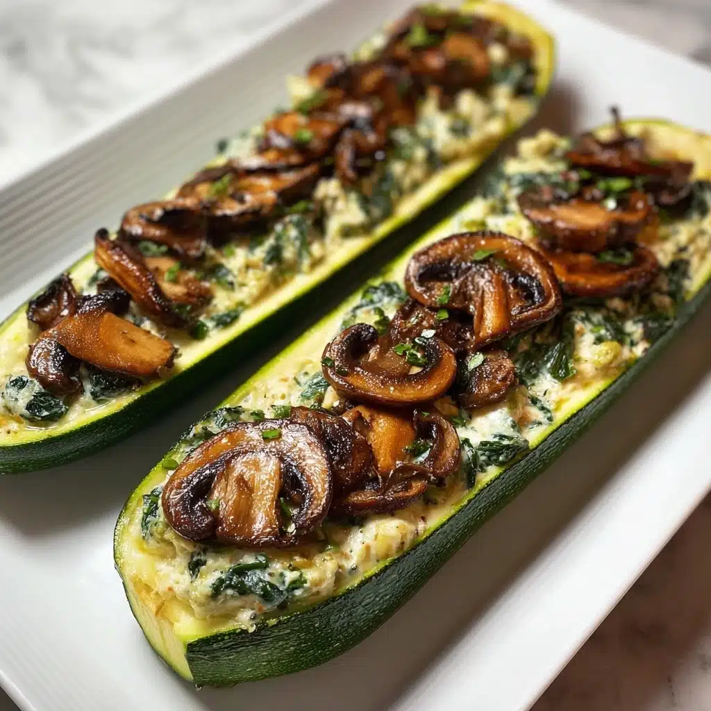 and Ricotta Stuffed Zucchini Boats Recipe - Recipe Image