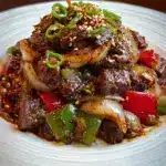 Pepper Steak with Bell Peppers and Onion Recipe