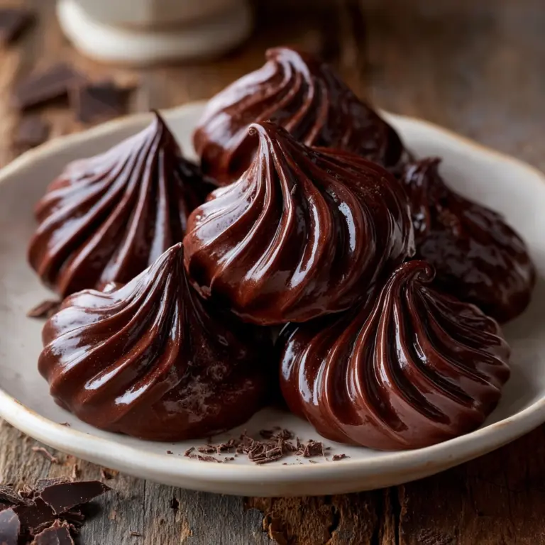 Delicious Chocolate Meringue Cookies Recipe