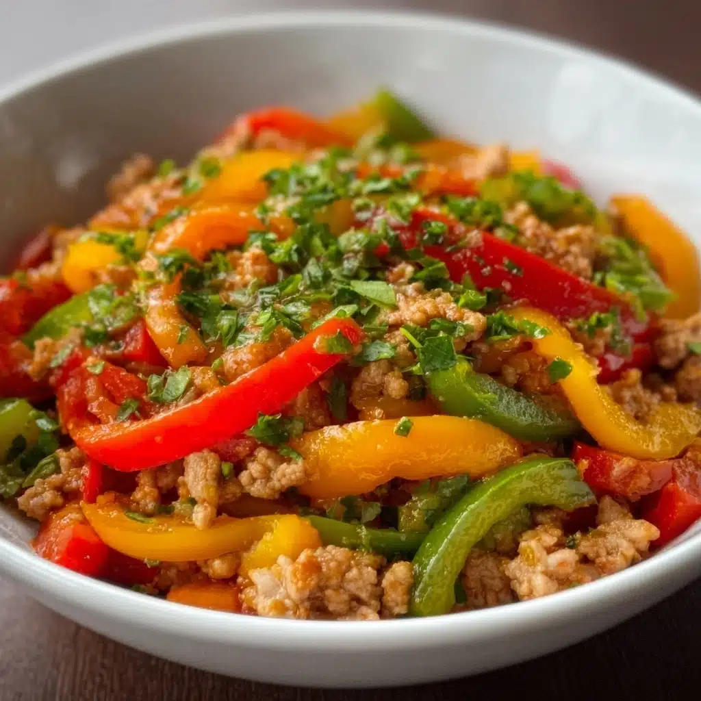 Ground Turkey and Peppers Recipe - Recipe Image