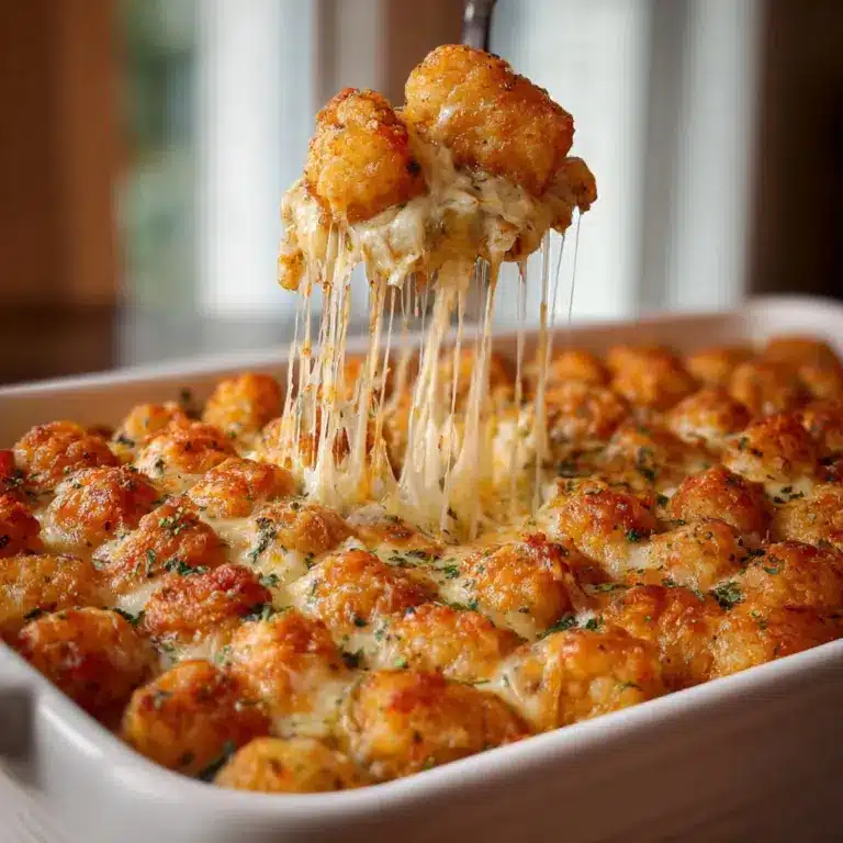 lfredo Tater Tot Casserole in 35 Minutes Recipe