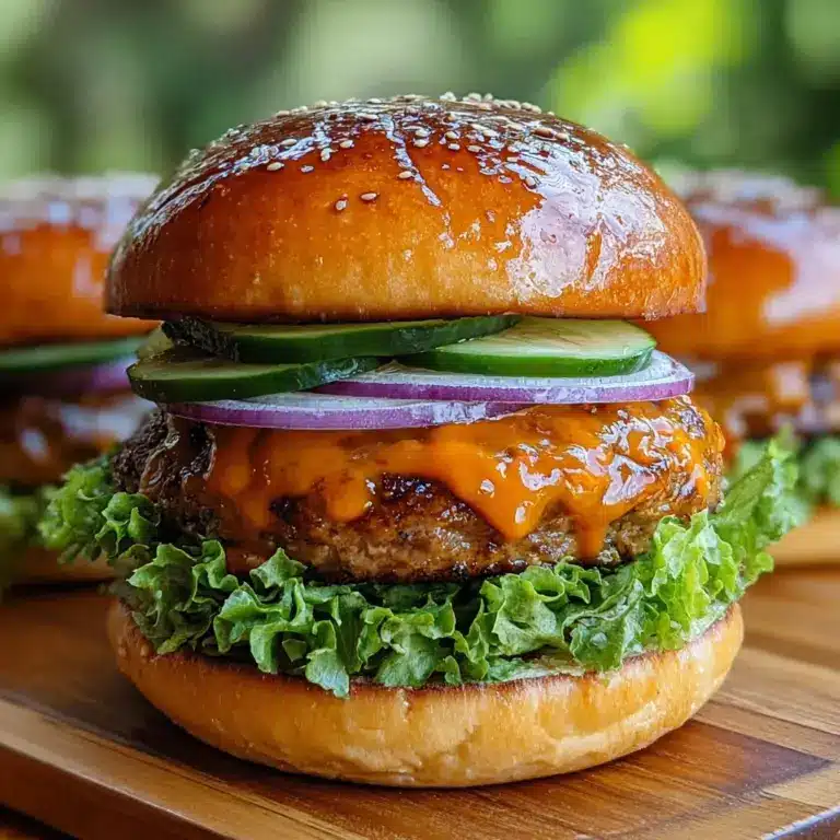 Thai Sweet Chili Turkey Burgers Recipe