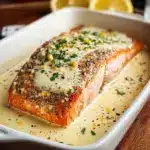 Baked Boursin Salmon – Creamy, Flavorful & Perfectly Baked Recipe