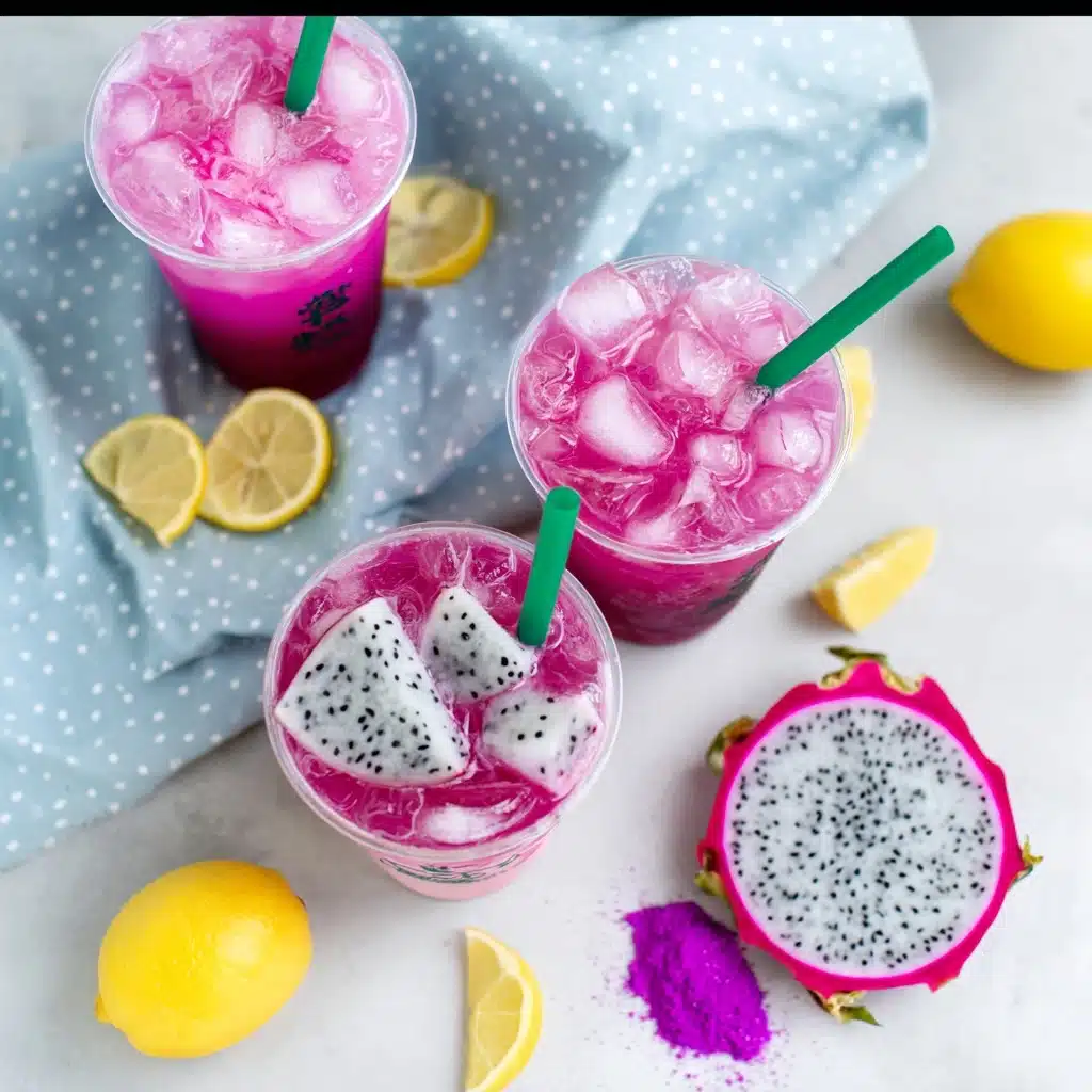 Mango Dragon Fruit Refresher Recipe - Recipe Image