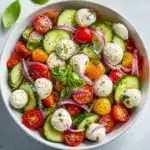 Cucumber Caprese Salad Recipe