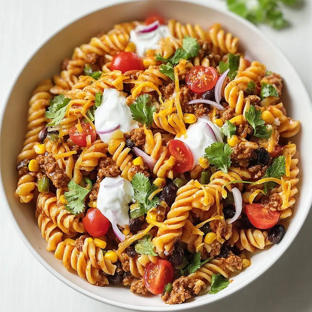Taco Pasta Salad Recipe - Recipe Image