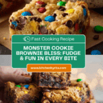 Monster Cookie Fudgy Brownies Recipe