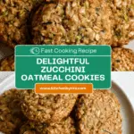 Healthy Zucchini Oatmeal Cookies Recipe