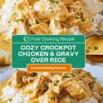 Easy Crockpot Chicken and Gravy Recipe