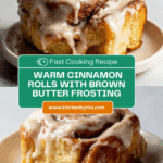 Cinnamon Rolls with Brown Butter Frosting Recipe