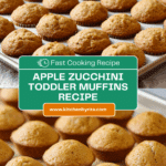 Apple Zucchini Toddler Muffins Recipe