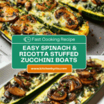 and Ricotta Stuffed Zucchini Boats Recipe